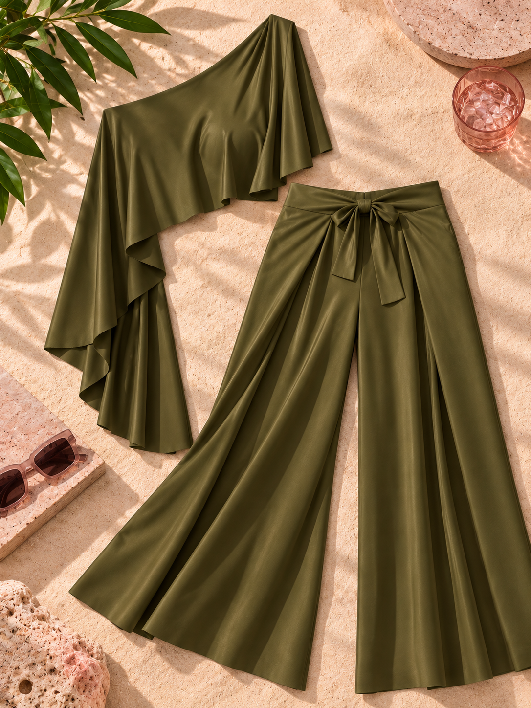 SSSOLO KHAKI WRAP SET
